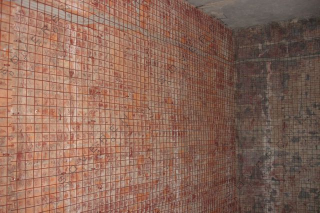 армирующая сетка для штукатурки стен внутри помещения