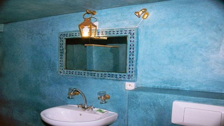 марокканская штукатурка в ванной