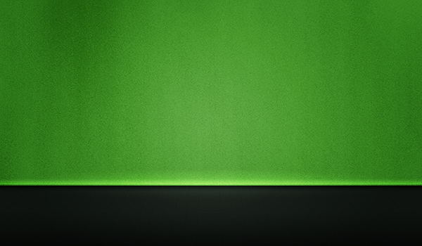 пример стены окрашенной в зеленый цвет