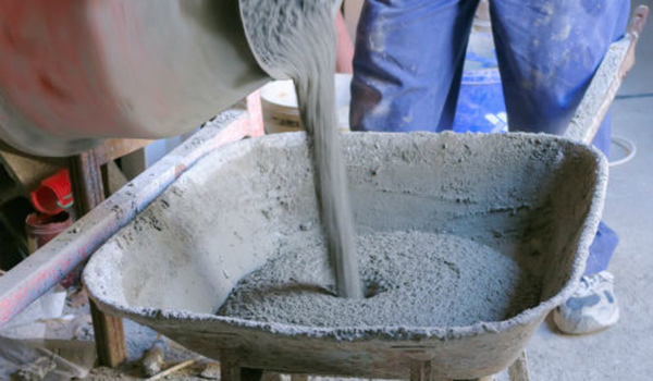 приготовление цементного раствора 